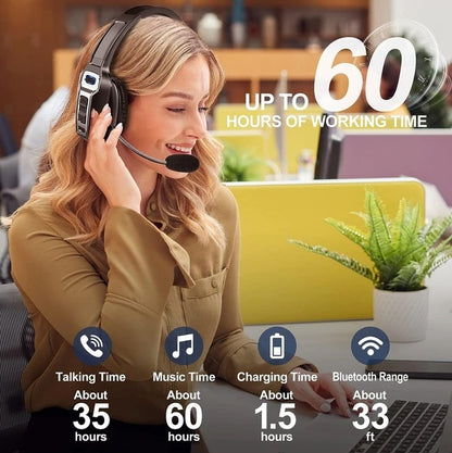Noise Cancelling Trucker Headset (36hr Talk Time)