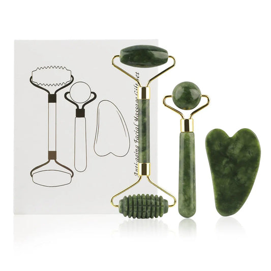 Gua Sha-Faceroller Set